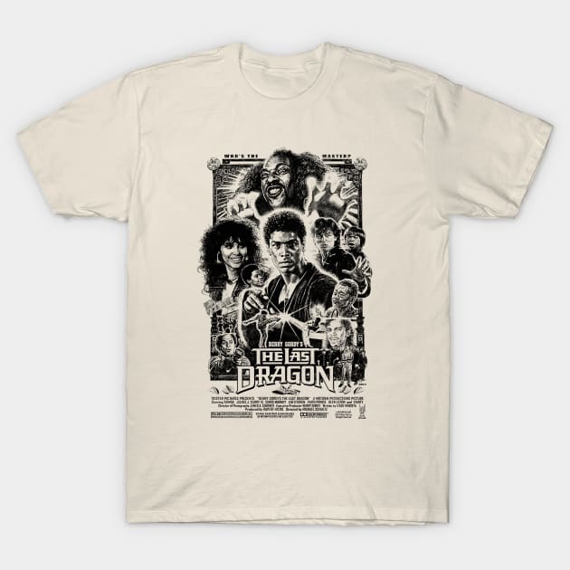 The Last Dragon / Retro Illustration T-Shirt by Mamas Uzi